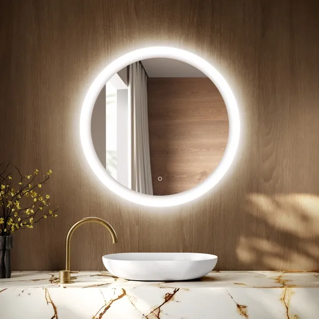 Joyce Round Illuminated LED Mirror 800mm