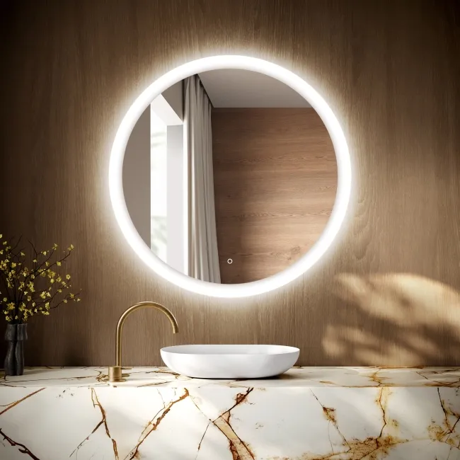 Joyce Round Illuminated LED Mirror 1000mm