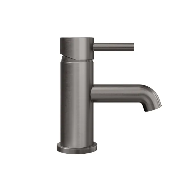 Trent Gunmetal Grey Basin & Bath Mixer Tap Set
