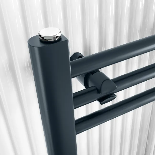 Barcelona Electric Inky Blue Straight Heated Towel Rail 1000x500mm
