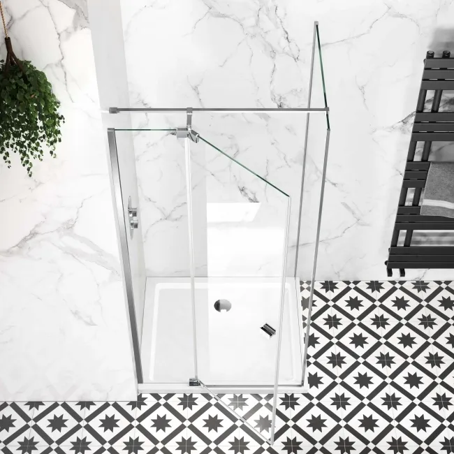 Vienna Easy Clean 8mm Hinged Shower Enclosure 1100x800mm