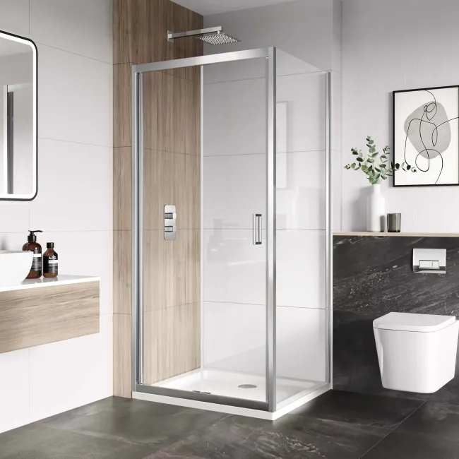 London 6mm Bifold Shower Enclosure 900x700mm