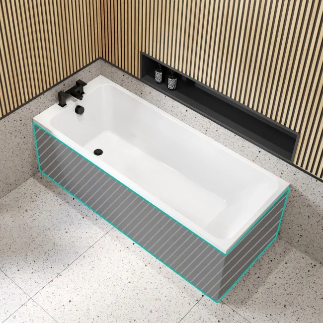 Witney 1700x700 Square Single Ended Bath