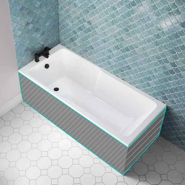Antigua 1700x750 Keyhole Single Ended Bath