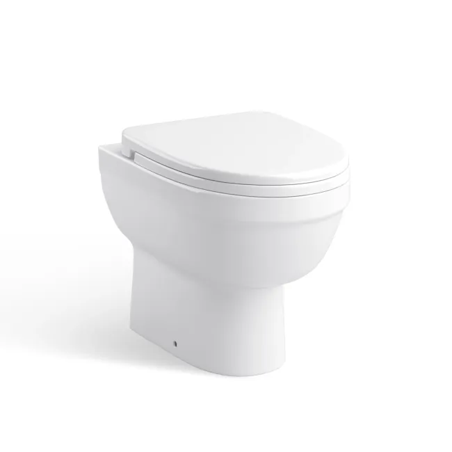 Traditional Chalk White Back To Wall Unit and Seattle Toilet
