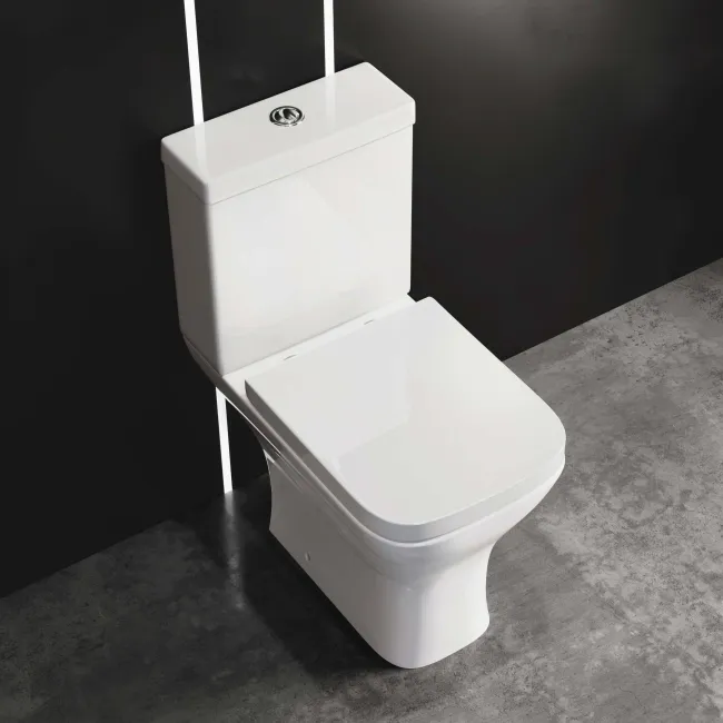 Atlanta Close Coupled Toilet With Soft Close Seat
