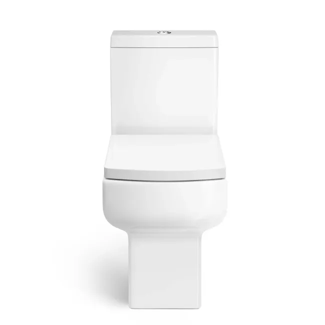 Portland Fully Back to Wall Close Coupled Toilet With Soft Close Seat