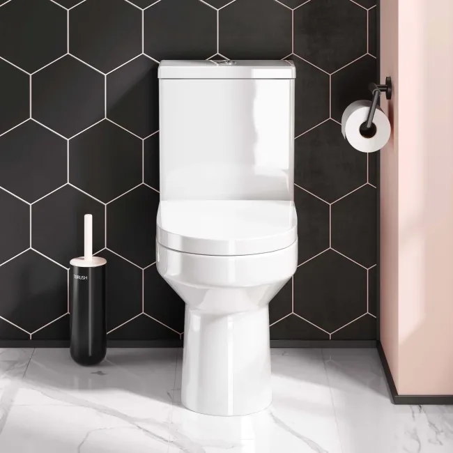 Denver Close Coupled Toilet & Pedestal Basin Set