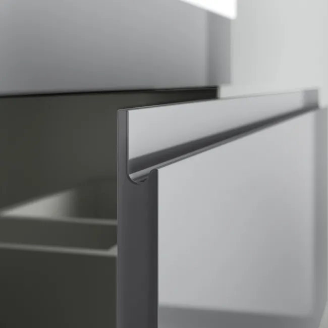 Trent Stone Grey Combination Basin Drawer and Miami Toilet 1300mm