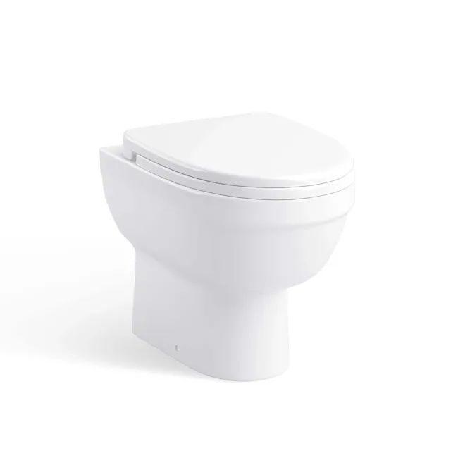 Quartz Stone Grey Combination Vanity Basin and Seattle Toilet 1050mm - Black Accents