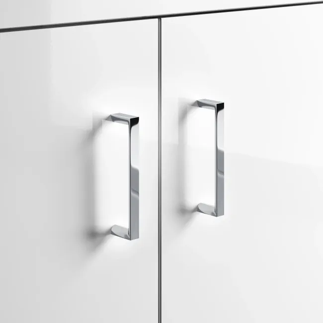 Quartz Gloss White Combination Vanity Basin and Houston Toilet 1050mm