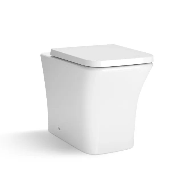 Quartz Gloss White Combination Vanity Basin and Houston Toilet 1050mm