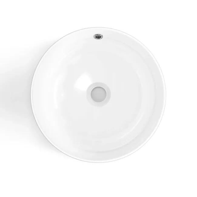 Milos Cotton White Vanity with Mesa Basin 500mm - Brushed Handles