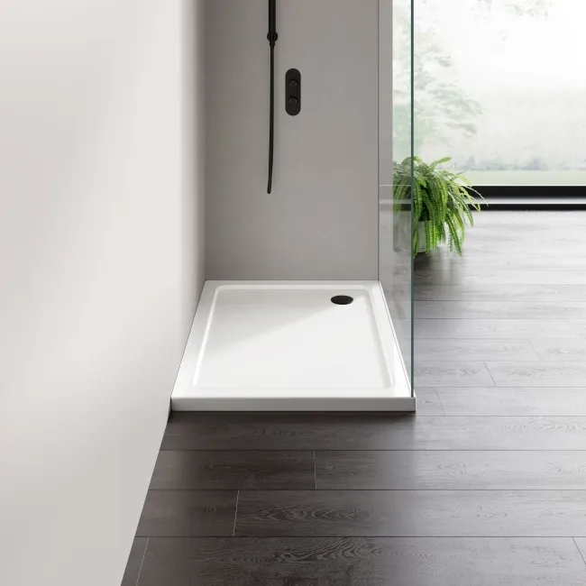 London Rectangular Stone Shower Tray 1100x800mm