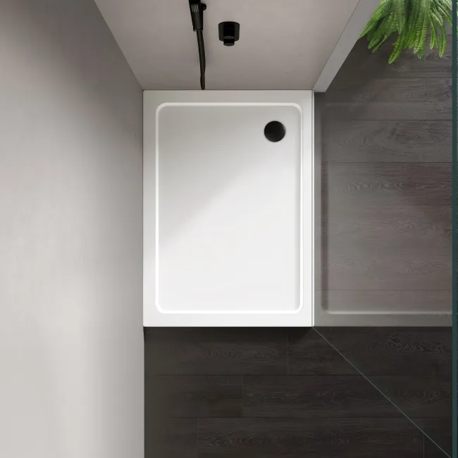 London Rectangular Stone Shower Tray 1200x700mm