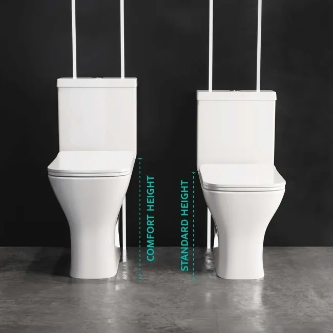 Atlanta Comfort Close Coupled Toilet & Pedestal Basin Set