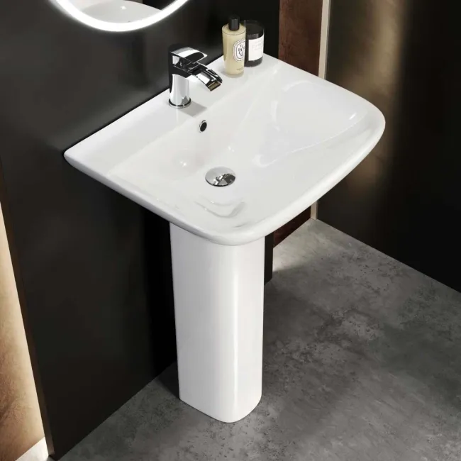Atlanta Comfort Close Coupled Toilet & Pedestal Basin Set