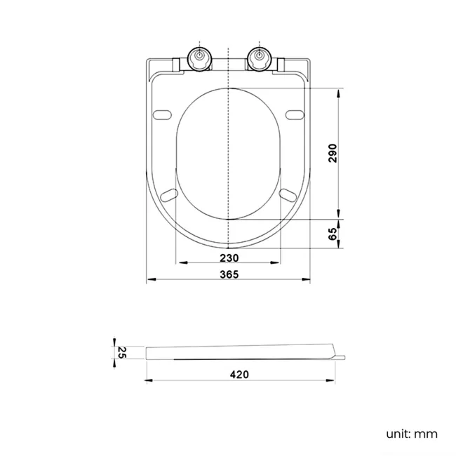 Avon Gloss White Combination Vanity Basin and Miami Toilet 1000mm - Black Accents