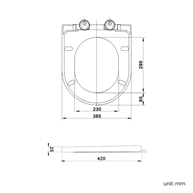 Avon Gloss White Combination Vanity Basin and Miami Toilet 1300mm - Black Accents