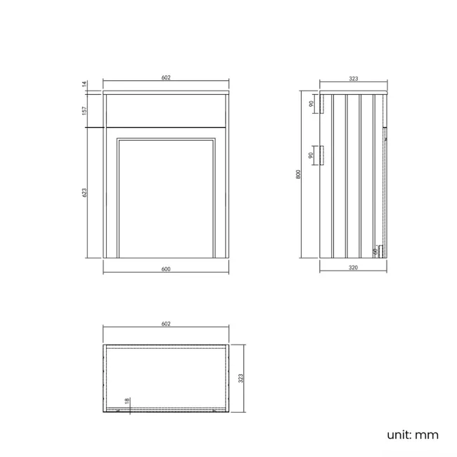 Monaco Inky Blue Combination Vanity Traditional Basin with Marble Top & Boston Toilet 1200mm - Brass Knurled Handles