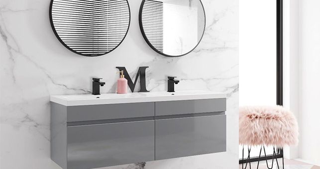Cloakroom Ideas: Save Space with a Wall Hung Vanity Unit