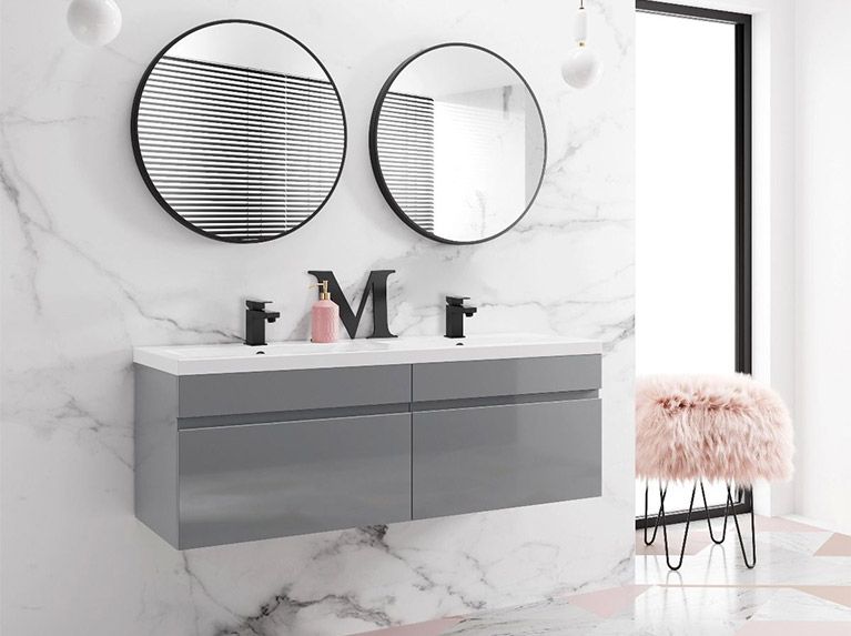 Cloakroom Ideas: Save Space with a Wall Hung Vanity Unit
