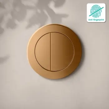 Arizona Brushed Copper Pneumatic Flush Button