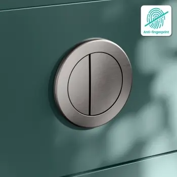 Arizona Brushed Gunmetal Pneumatic Flush Button