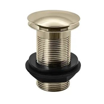 English Gold Click Clack Basin Waste - Unslotted