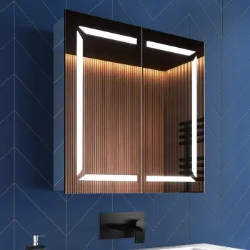 Haisley Illuminated LED Mirror Cabinet 600x600mm
