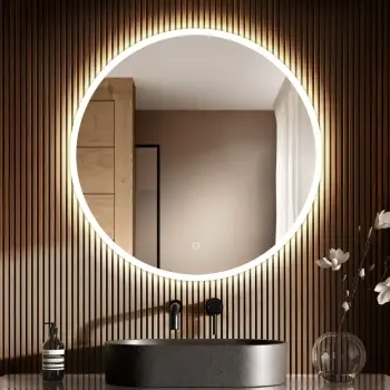 Grace Round Illuminated LED Mirror 800mm