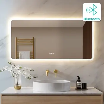 Jolie Illuminated LED Mirror With BLUETOOTH Speaker 600x1200mm
