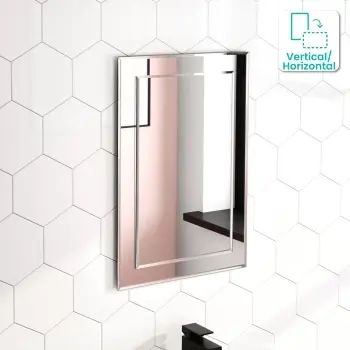 Abbie Silver Mirror 600x400mm