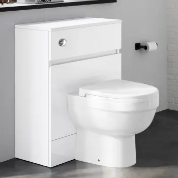 Foster Gloss White Back To Wall Unit and Seattle Toilet