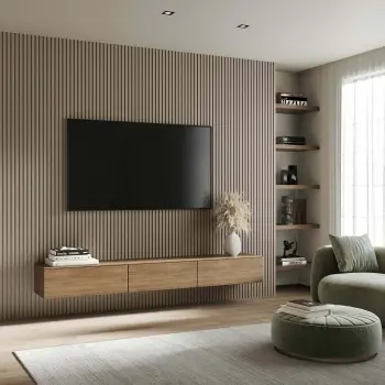 Trepanel® Warm Greige Beige Matt Acoustic Wall Panels