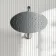 Suir Chrome Shower Head 250mm with Wall Mounted Arm