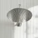 Suir Brushed Nickel Shower Head 250mm with Wall Mounted Arm