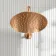 Suir Brushed Copper Shower Head 250mm with Wall Mounted Arm