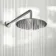 Suir Brushed Gunmetal Shower Head 250mm with Wall Mounted Arm