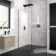 Copenhagen Easy Clean 8mm Wet Room Shower Glass 700mm & 250mm Return Panel