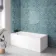 Antigua 1500x750 Keyhole Single Ended Bath