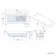 Witney 1600x700 Square Shower Bath & 6mm Easy Clean Chrome Bath Screen