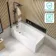 Witney 1600x700 Square Shower Bath & 6mm Easy Clean Matt Black Bath Screen