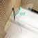 Witney 1600x700 Square Shower Bath & 6mm Easy Clean Matt Black Bath Screen