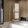 Witney 1600x700 Square Shower Bath & 6mm Easy Clean Brushed Brass Bath Screen