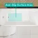 Witney 1800X800 Square Shower Bath & 6mm Easy Clean Chrome Bath Screen