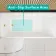 Witney 1800X800 Square Shower Bath & 6mm Easy Clean Brushed Brass Bath Screen