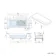 Antigua 1500x750 Keyhole Shower Bath & 6mm Easy Clean Chrome Bath Screen