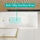 Witney 1500x700 Square Shower Bath & Premium 8mm Easy Clean Brushed Brass Framed Bath Screen