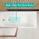Witney 1600x700 Square Shower Bath & Premium 8mm Easy Clean Brushed Copper Framed Bath Screen